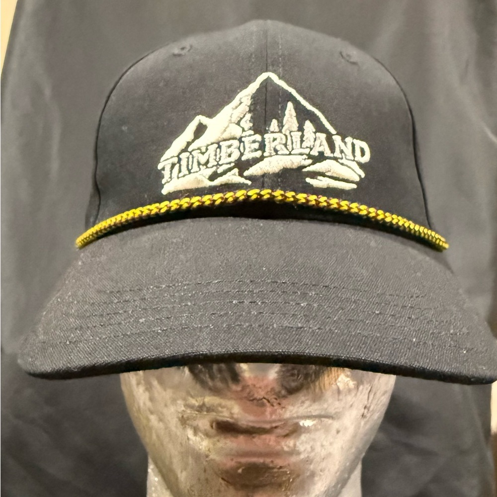 Timberland Black “rope” hat w/adjustable SnapBack closure